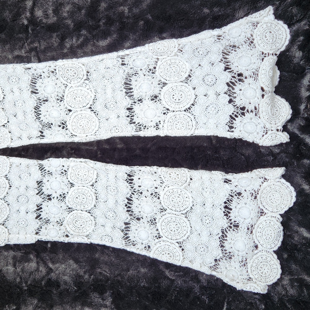 **HP** Nwt Gypsy 05 Sand Mantar Crochet Swim Cover Up Pants - Picture 9 of 14